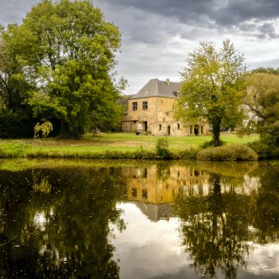 Aile Ouest, miroir sur le petit étang